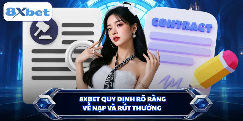 8XBET quy định rõ ràng về nạp và rút thưởng